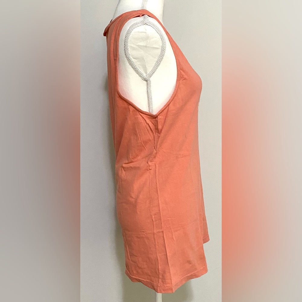 Comfort Colors Womens S Orange Worthy Cotton Tank Top Boho Summer Activewear - Picture 4 of 10
